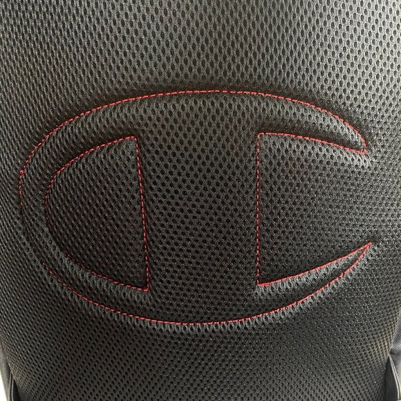 Champion 15” Backpack Black/Red cript Logo,Laptop Sleeve,Padded Straps‎ New - Picture 9 of 13